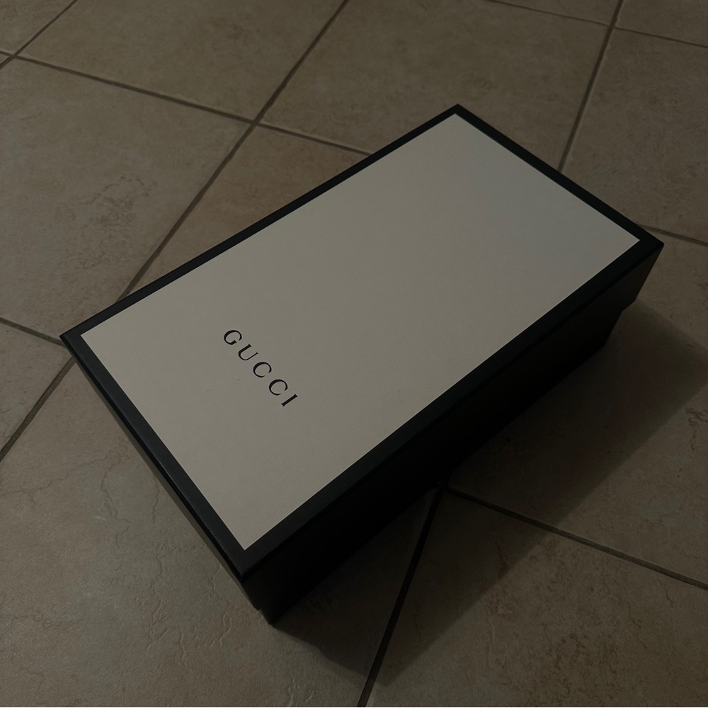 Gucci Black and White Shoe Box